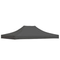 Vidaxl partytentdak 270 g m² 4x3 m antraciet