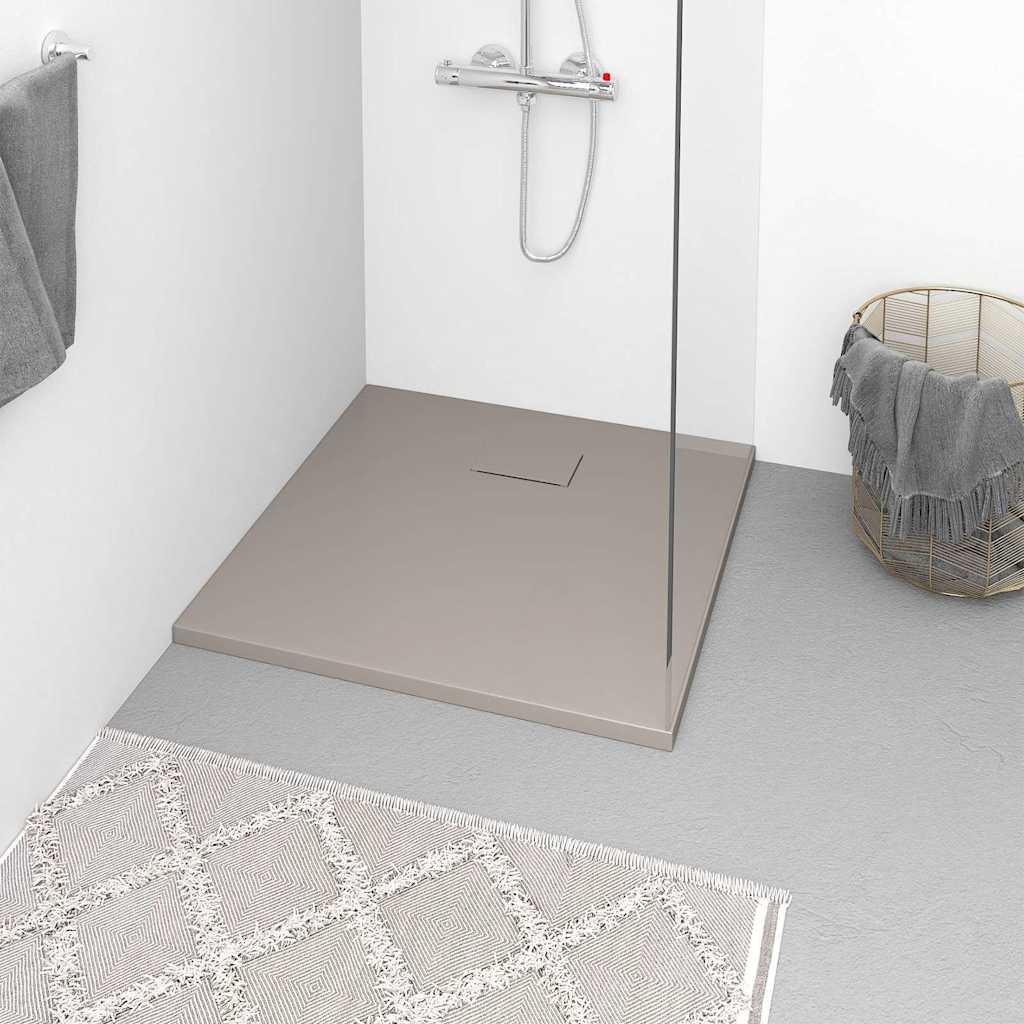 VidaXL Duschscale 90x90 cm SMC Braun