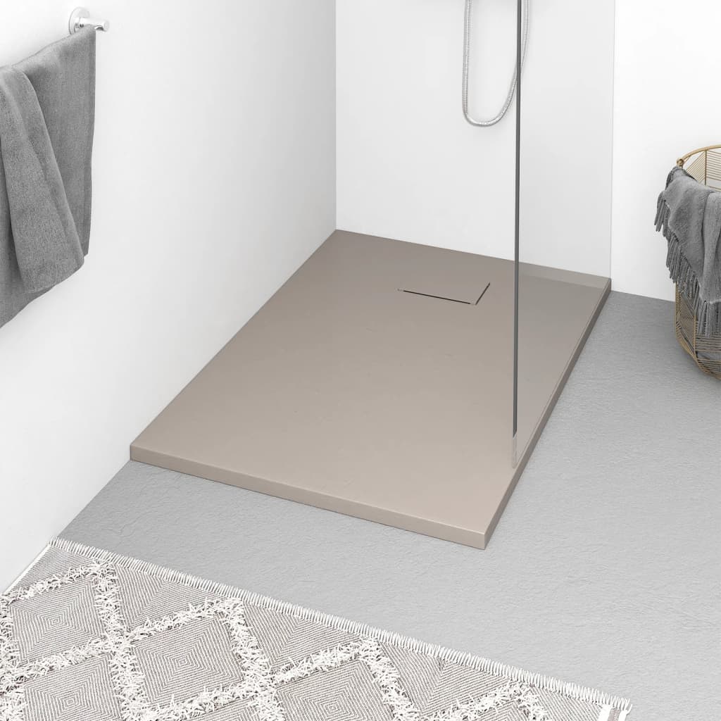 VidaXL Duschwaage 100x70 cm SMC Braun