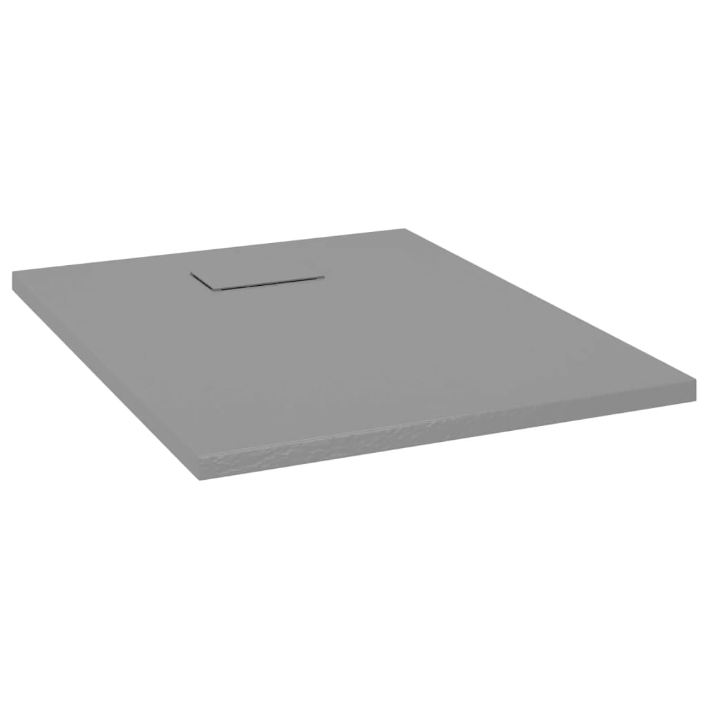 VidaXL Duschscale 90x70 cm SMC Grau