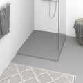 VidaXL Duschscale 90x70 cm SMC Grau