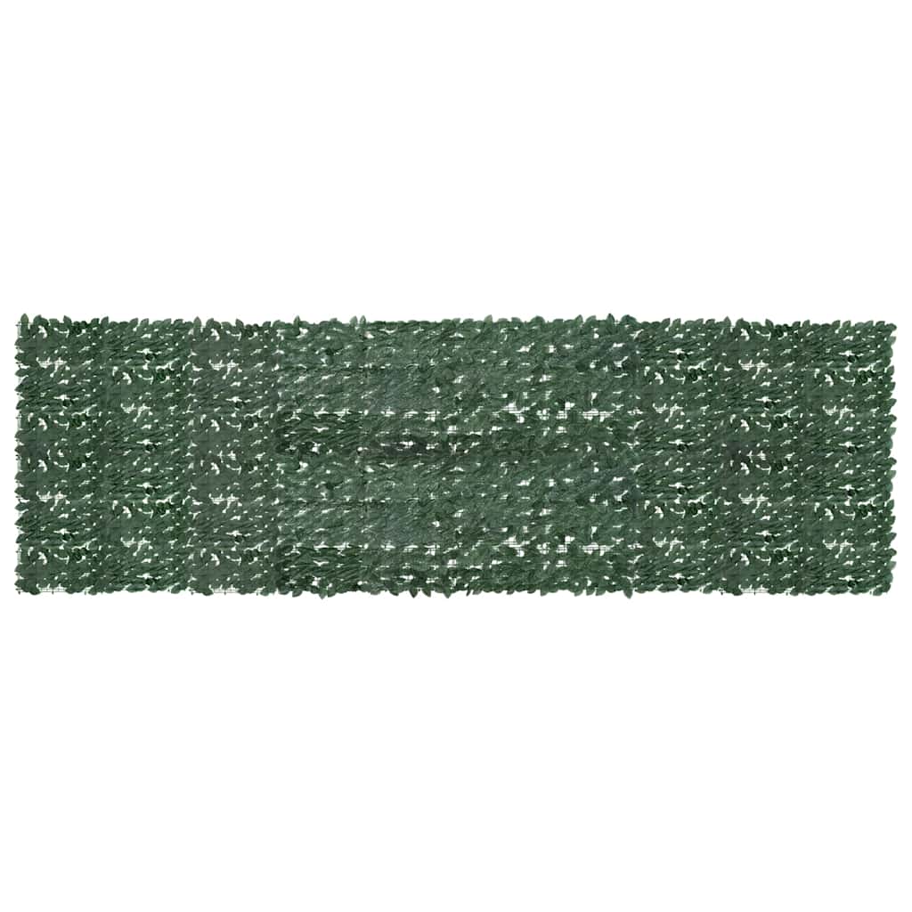 Vidaxl balkonscherm met donkergroene bladeren 500x150 cm