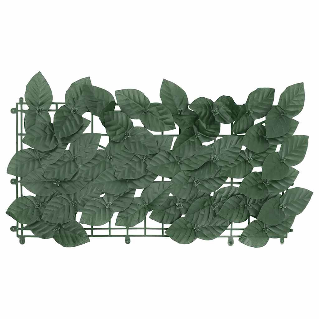 Vidaxl balkonscherm met donkergroene bladeren 500x150 cm