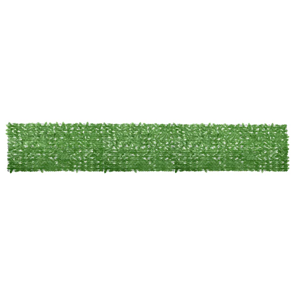 Vidaxl balkonscherm met groene bladeren 600x100 cm
