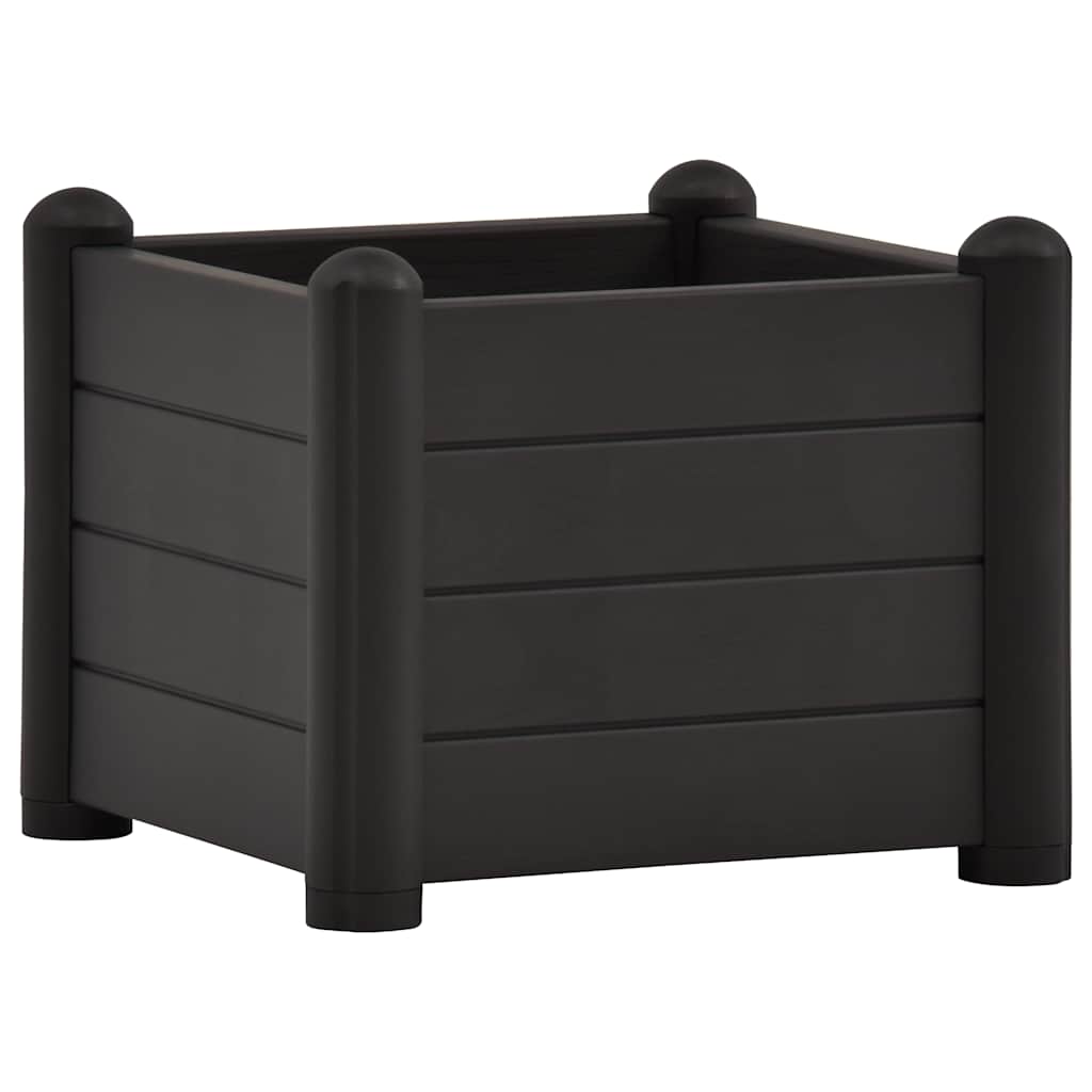 VidaXL Hochbeet 43x43x35 cm PP Anthrazit