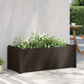 VIDAXL -Planungsbox 100x43x35 cm PP Mokka erhöht