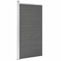 Vidaxl schuttingpaneel 95x186 cm hkc grijs