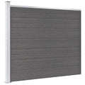 Vidaxl schuttingpaneel 175x146 cm hkc grijs