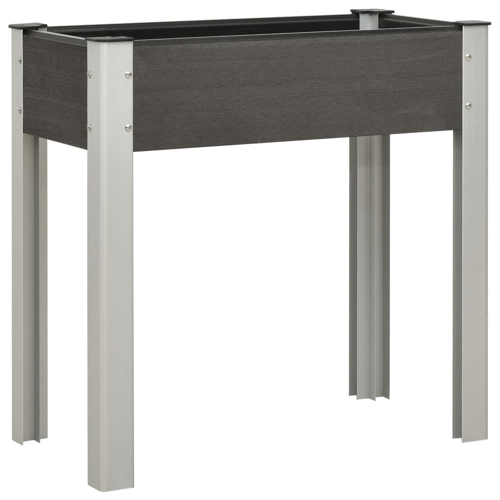 VIDAXL -Planzer erhöht 75 x 40 x 75 cm HKC Grey