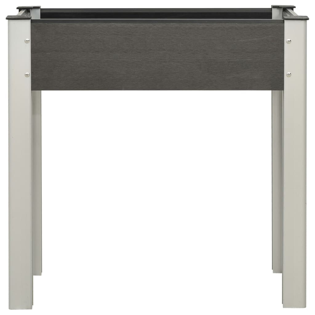 VIDAXL -Planzer erhöht 75 x 40 x 75 cm HKC Grey