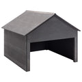 Vidaxl overkapping voor grasmaaier 80x80x70 cm hkc