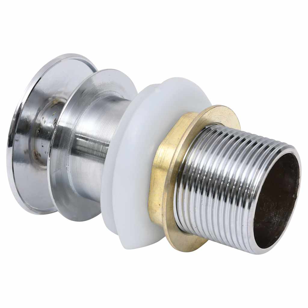 Vidaxl afvoer pop-up zonder overloop 6,4x6,4x9,1 cm zilverkleurig