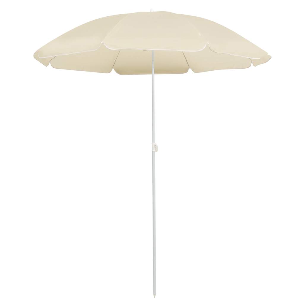 VidaXL Sonnenschirm mit Stahlstange 180 cm sandfarben