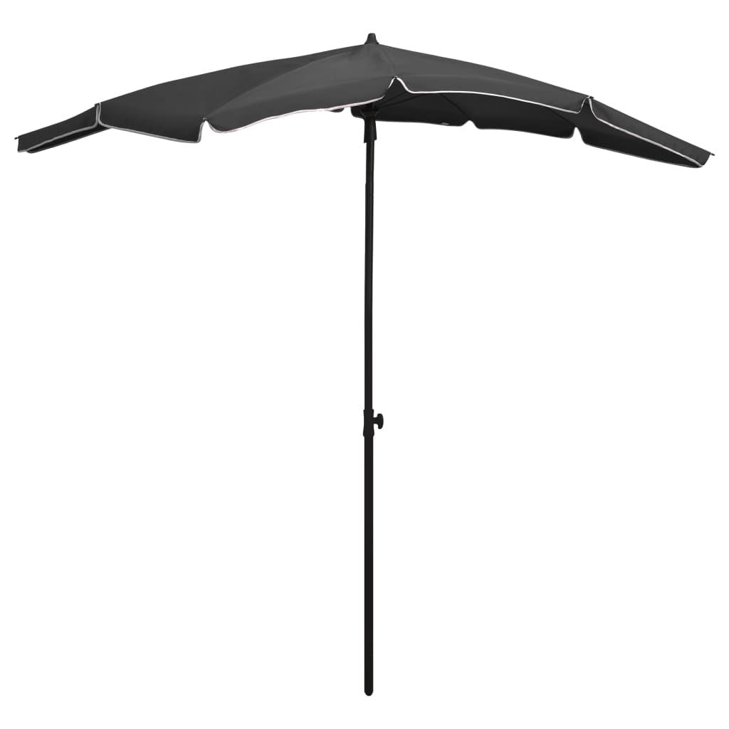 VidaXL Sonnenschirm mit Stange 200x130 cm anthrazitfarben