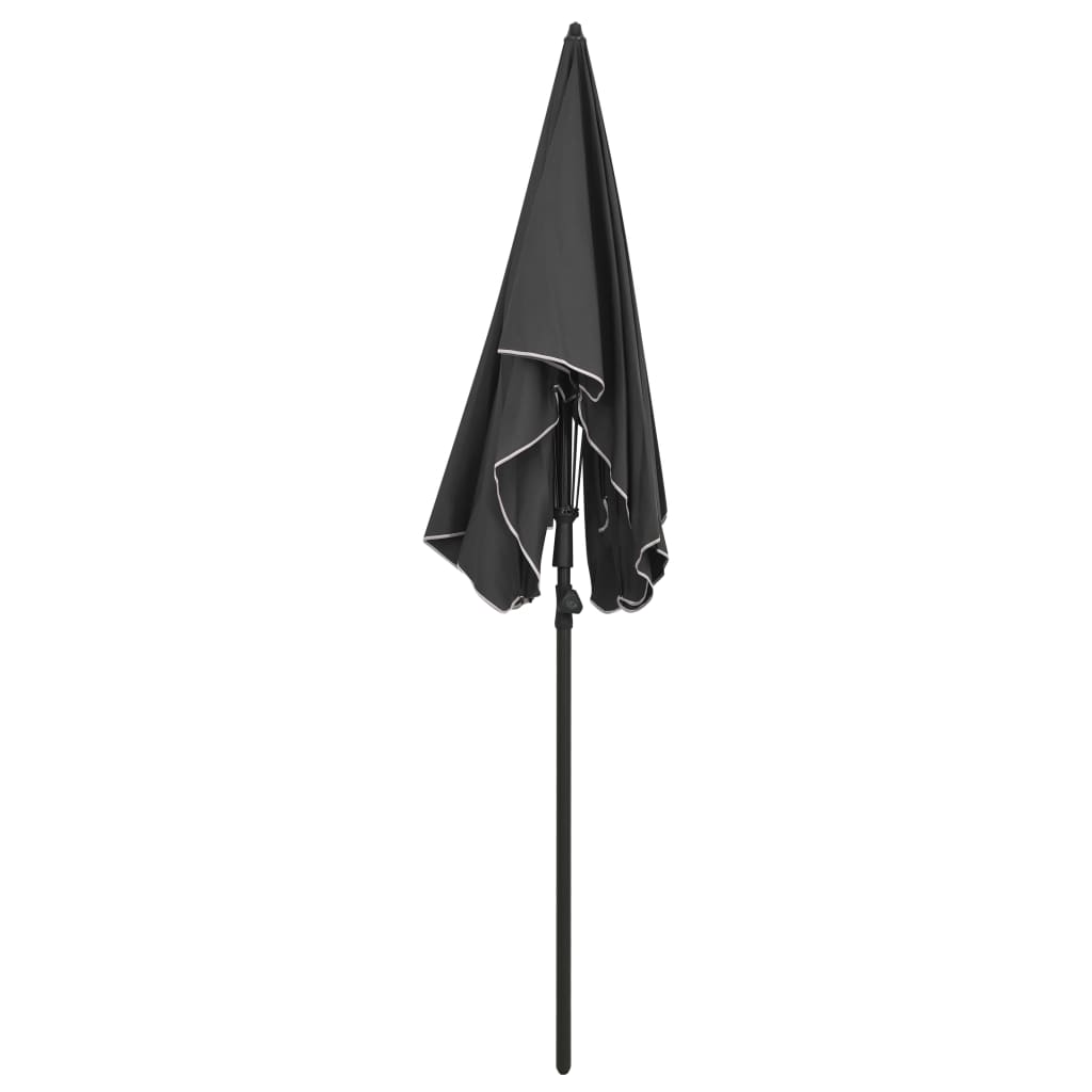 VidaXL Sonnenschirm mit Stange 200x130 cm anthrazitfarben