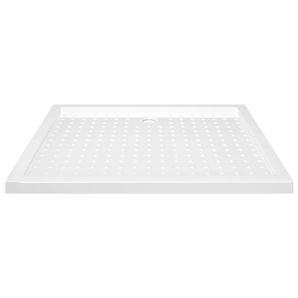 Vidaxl douchebak met noppen 80x100x4 cm abs wit