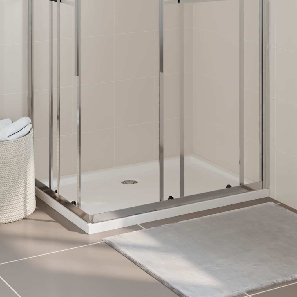 Vidaxl douchebak rechthoekig 70x100 cm abs wit