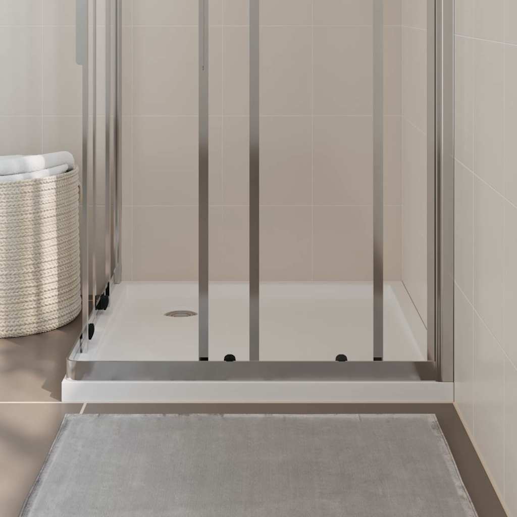 Vidaxl douchebak vierkant 80x80 cm abs wit