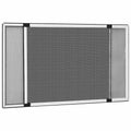 VidaXL Fenstergitter ausziehbar (75-143) x 50 cm Weiß