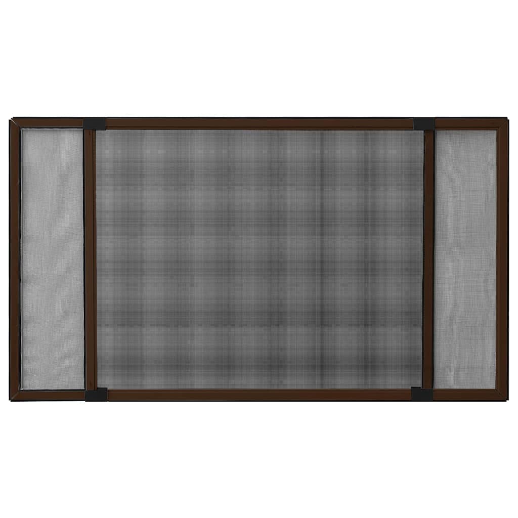 Vidaxl raamhor uitschuifbaar (75-143)x50 cm bruin