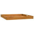 VIDAXL -Tablett 70x70 cm Festes Teakholz