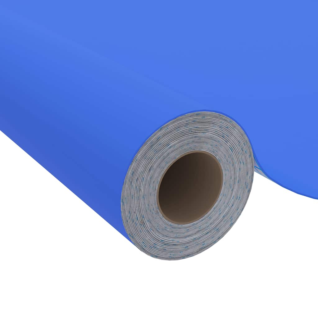 Vidaxl meubelfolie zelfklevend 500x90 cm pvc hoogglans blauw