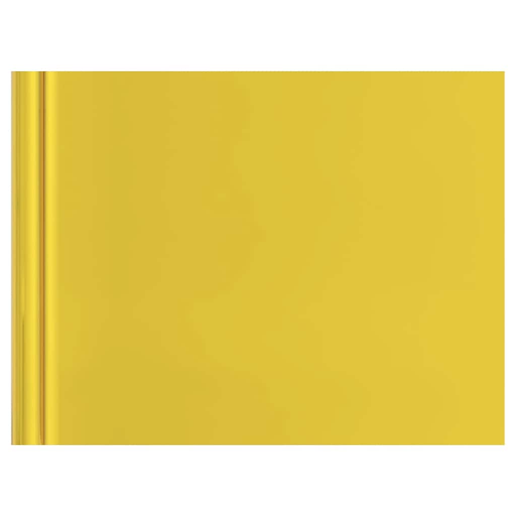 Vidaxl meubelfolie zelfklevend 500x90 cm pvc hoogglans goudkleurig