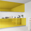 Vidaxl meubelfolie zelfklevend 500x90 cm pvc hoogglans goudkleurig