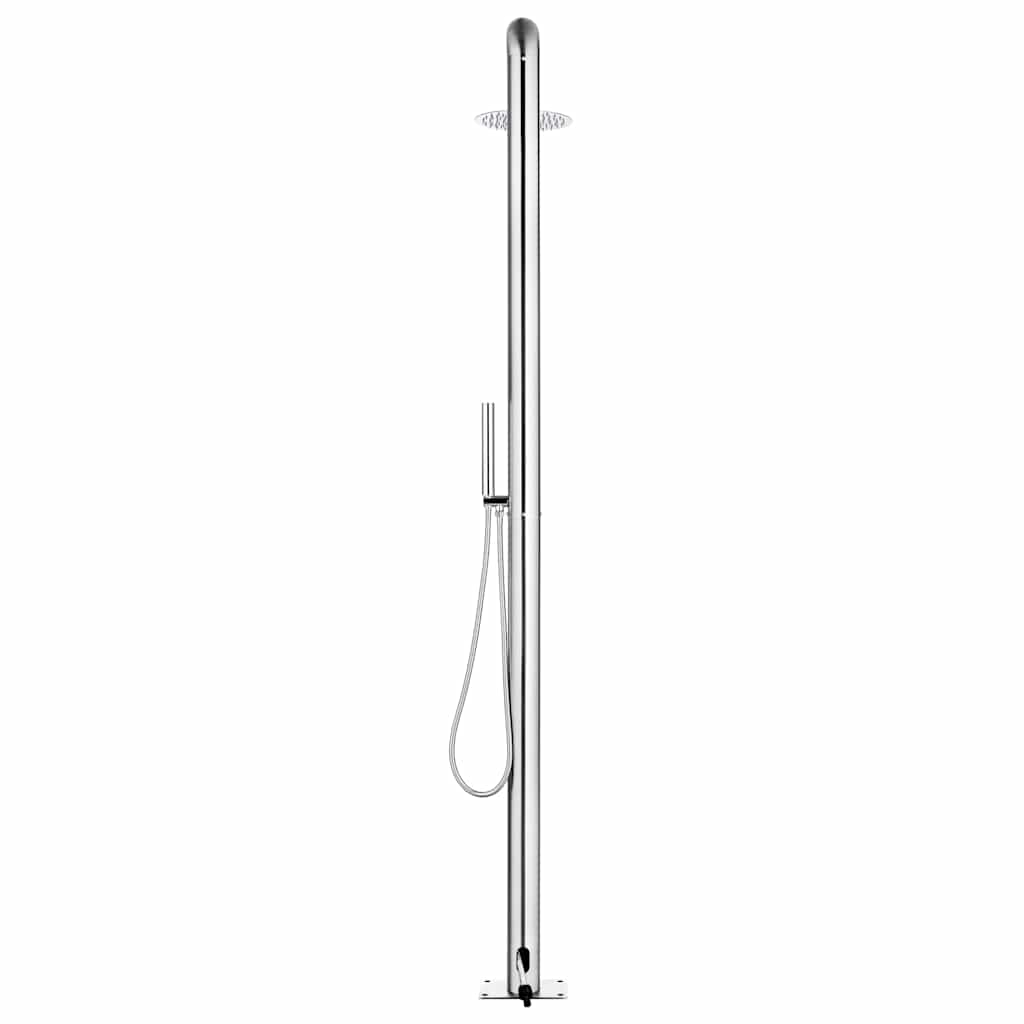 VidaXL Outdoor - Dusche 225 cm Edelstahl