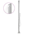 Vidaxl buitendouche 220 cm roestvrij staal