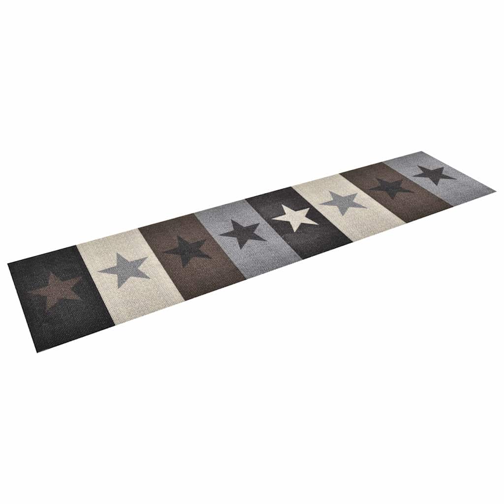 VidaXL Waschbare Küchenmatte Sterne 60x300 cm