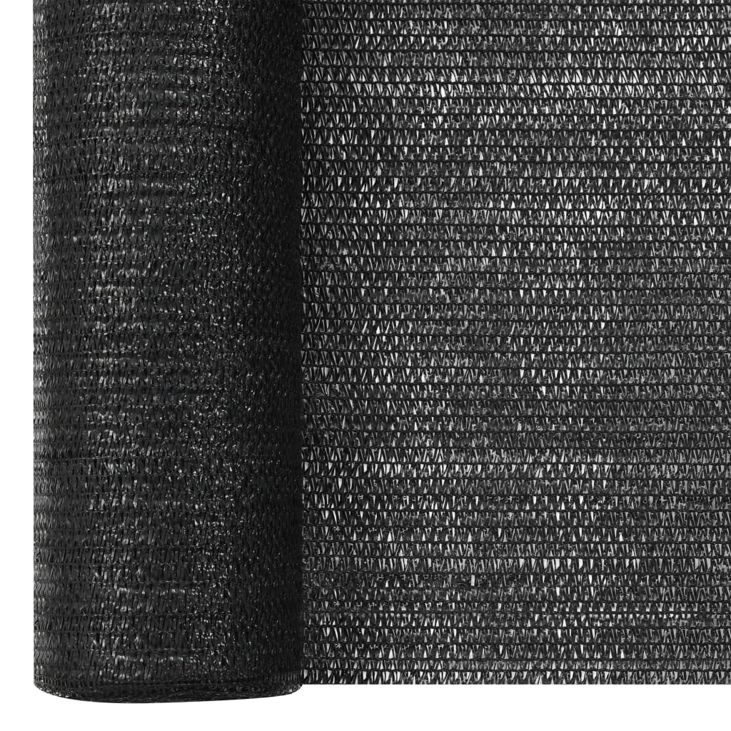 Vidaxl privacynet 75 g m² 1,8x25 m hdpe zwart