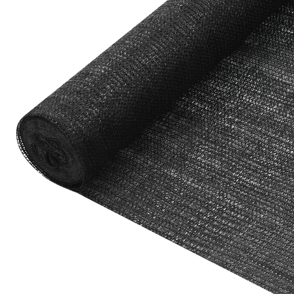 Vidaxl privacynet 75 g m² 1,8x50 m hdpe zwart