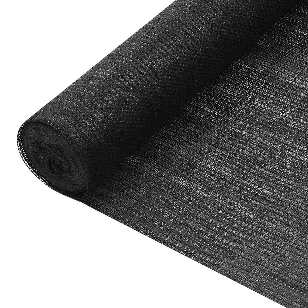 Vidaxl privacynet 75 g m² 3,6x50 m hdpe zwart
