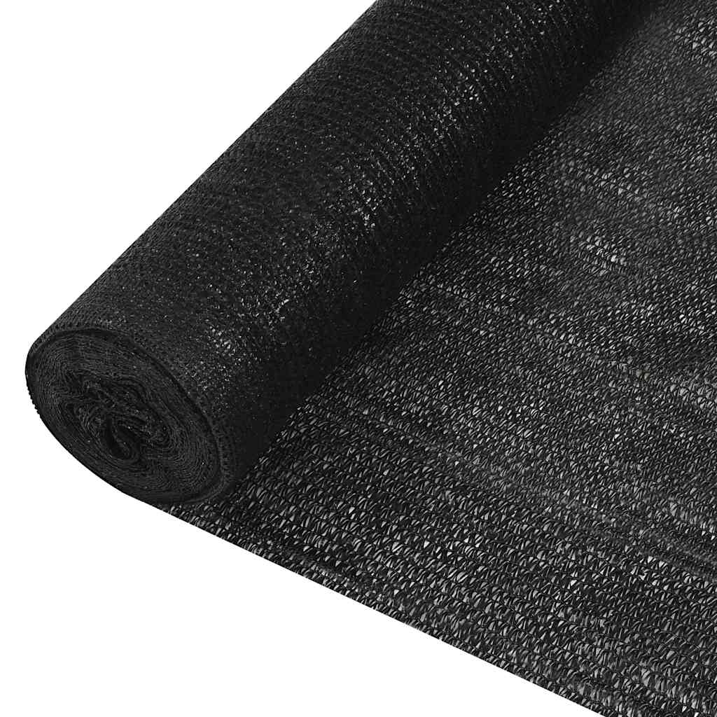Vidaxl privacynet 195 g m² 1,5x25 m hdpe zwart