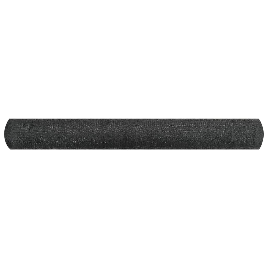 Vidaxl privacynet 195 g m² 1,5x50 m hdpe zwart