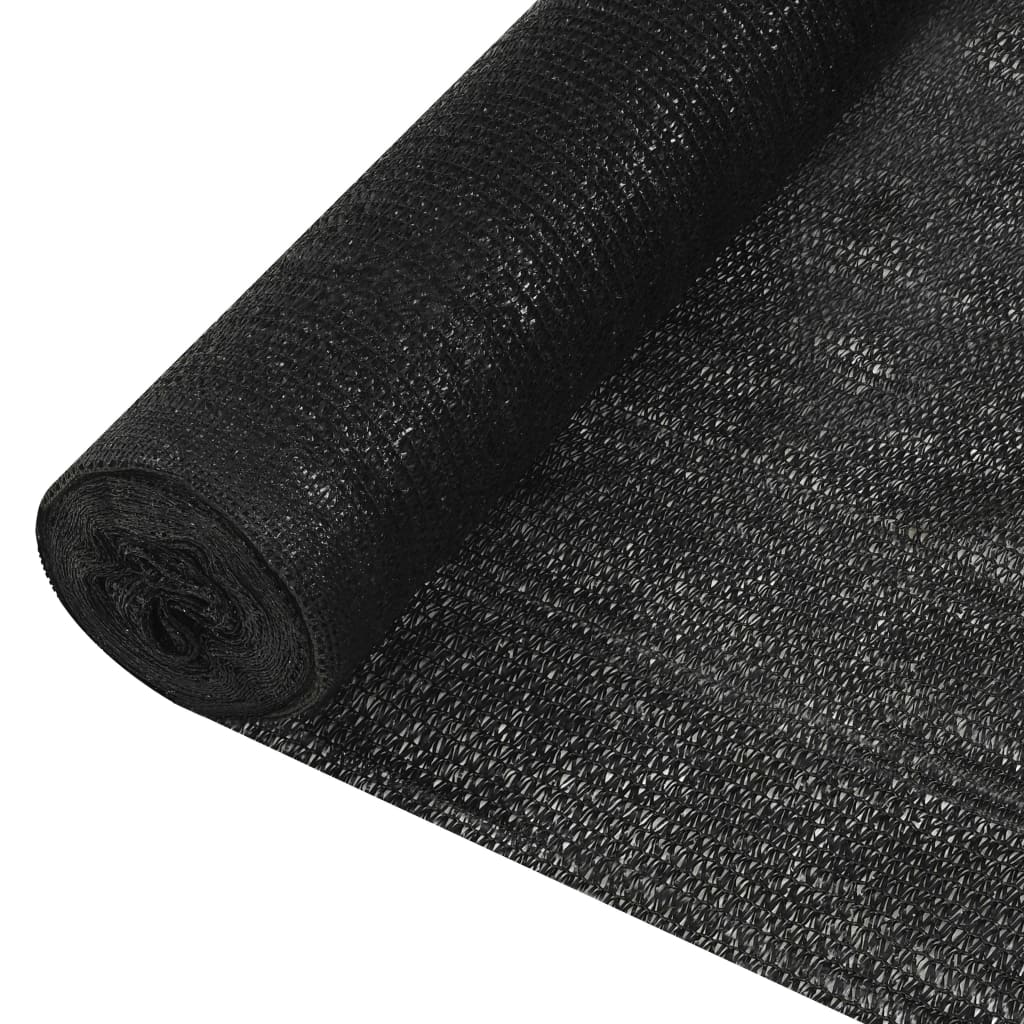 Vidaxl privacynet 195 g m² 1,8x50 m hdpe zwart