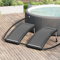 Vidaxl zwembadverwarmingspaneel solar 2 st gebogen 110x65 cm
