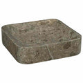 Vidaxl gootsteen 40x40x10 cm marmer grijs