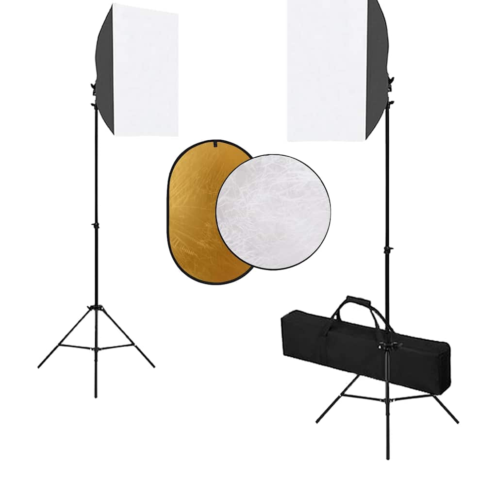 Vidaxl fotostudioset met softboxlampen en reflector