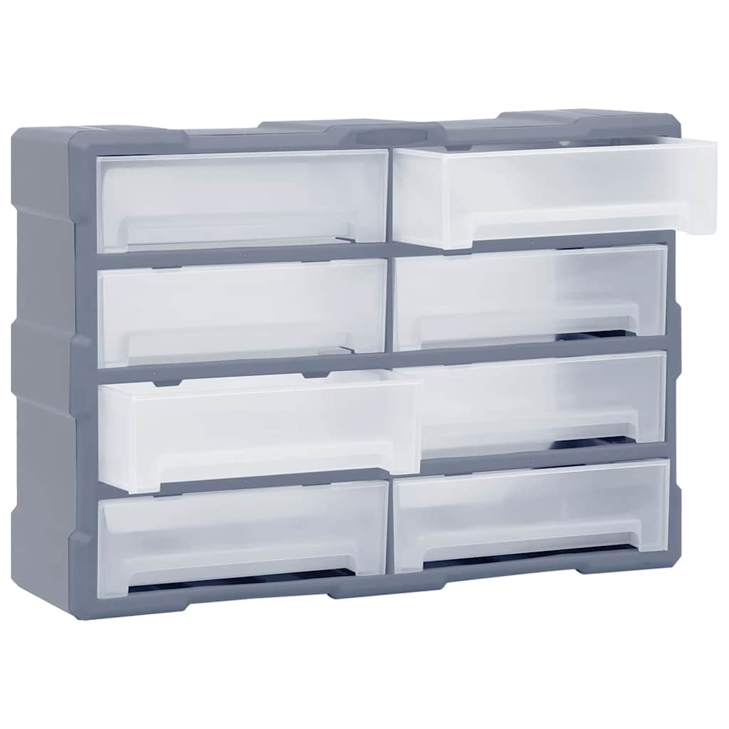 Vidaxl organiser met 8 grote lades 52x16x37 cm