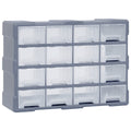 VidaXL Organizer mit 16 mittelgroßen Schubladen, 52 x 16 x 37 cm