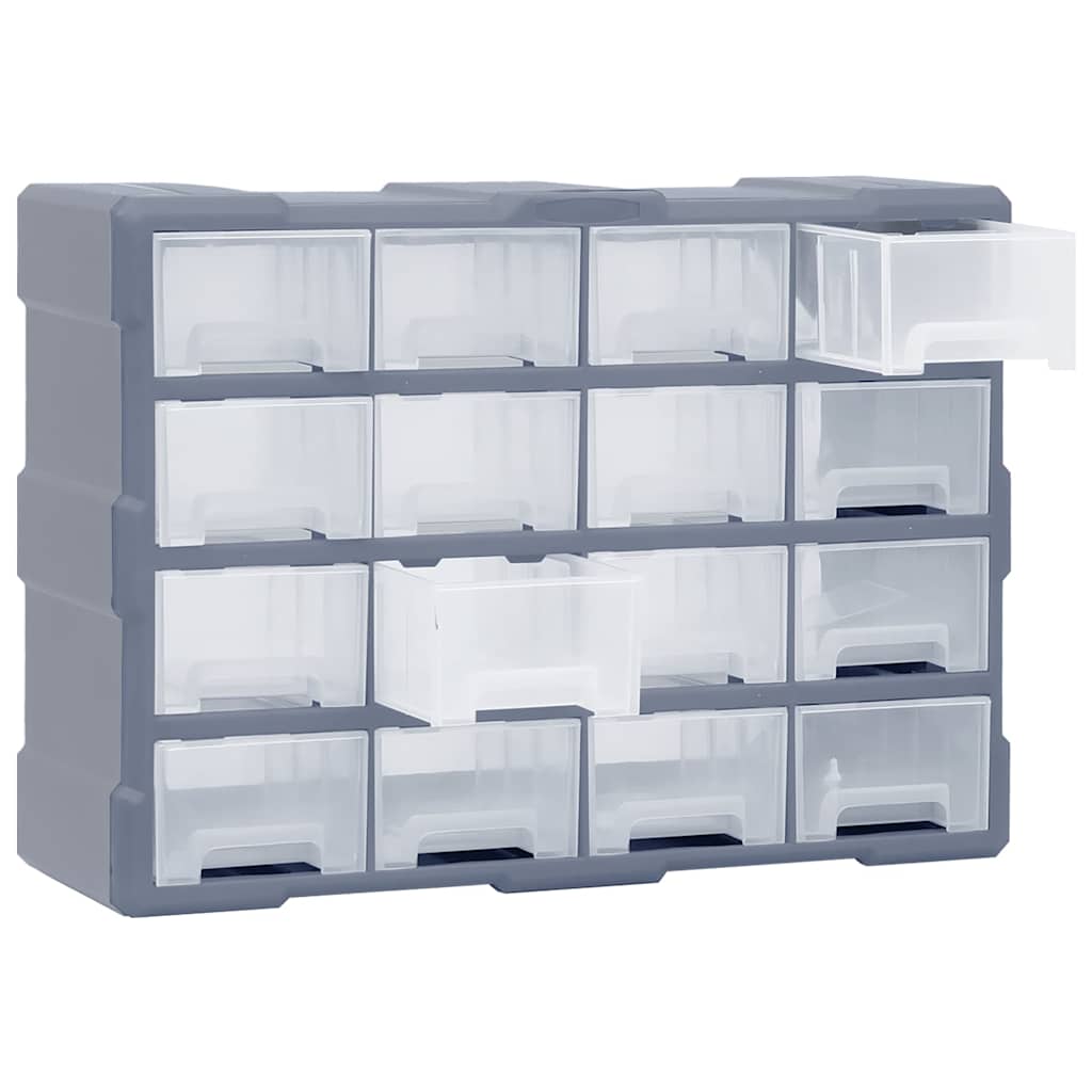 Vidaxl organiser met 16 medium lades 52x16x37 cm