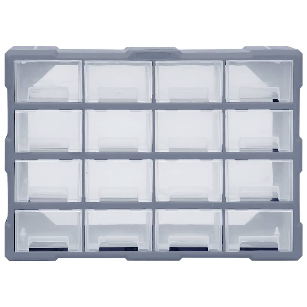 Vidaxl organiser met 16 medium lades 52x16x37 cm