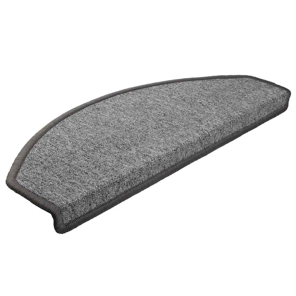 Vidaxx – Treppenmatten, 10 Stück, 65 x 24 x 4 cm, dunkelgrau