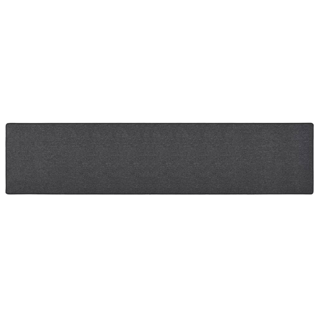 VidaXL Teppichläufer 50x250 cm Anthrazit