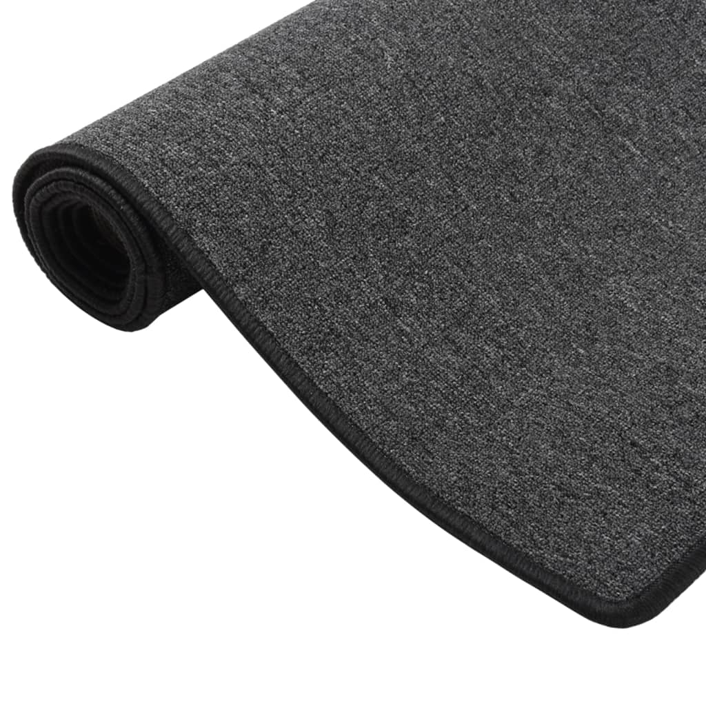 VidaXL Teppichläufer 50x250 cm Anthrazit