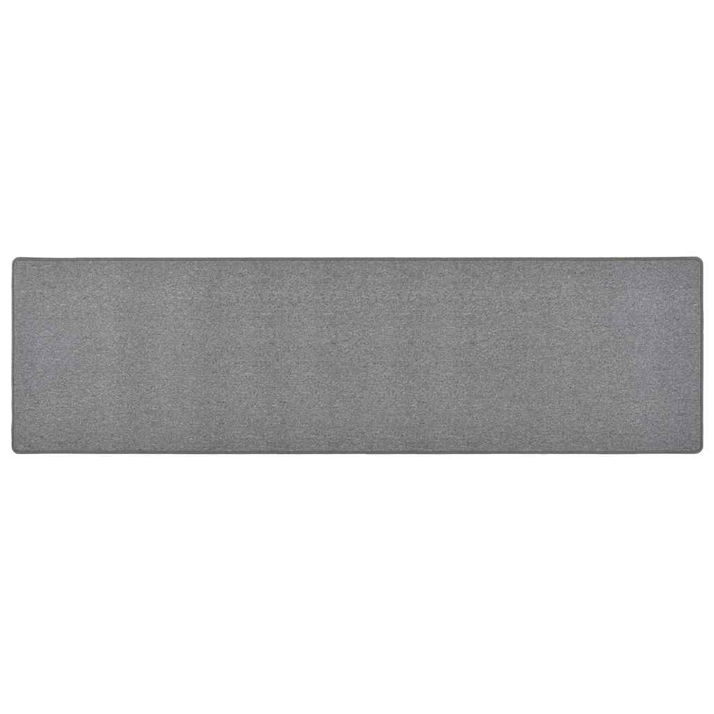 VidaXL Teppichläufer 50x200 cm Dunkelgrau