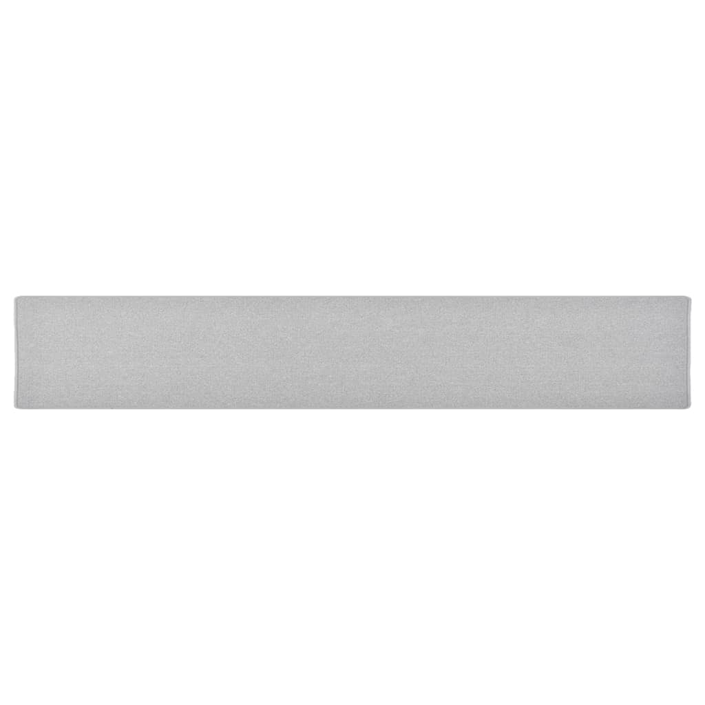 VidaXL Teppichläufer 50x300 cm Hellgrau