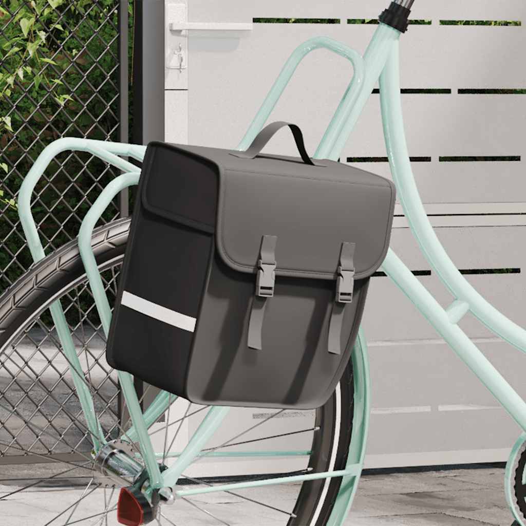 VidaXL Fahrradtasche, nur für Gepäckträger, wasserdicht, 21 l, schwarz